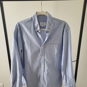 Octobre Editions Oxford Charlie Shirt Light Blue Casual Button Down Shirt